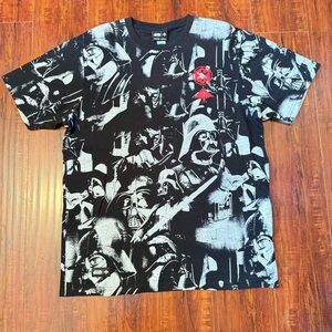 Star Wars Dark Vader AOP T-shirt Mens Sz Lrg Preowned New Condition Read Info!